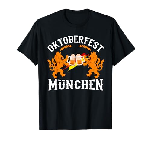 Oktoberfest München Germany German Flag Beer Drinking Gift T-Shirt