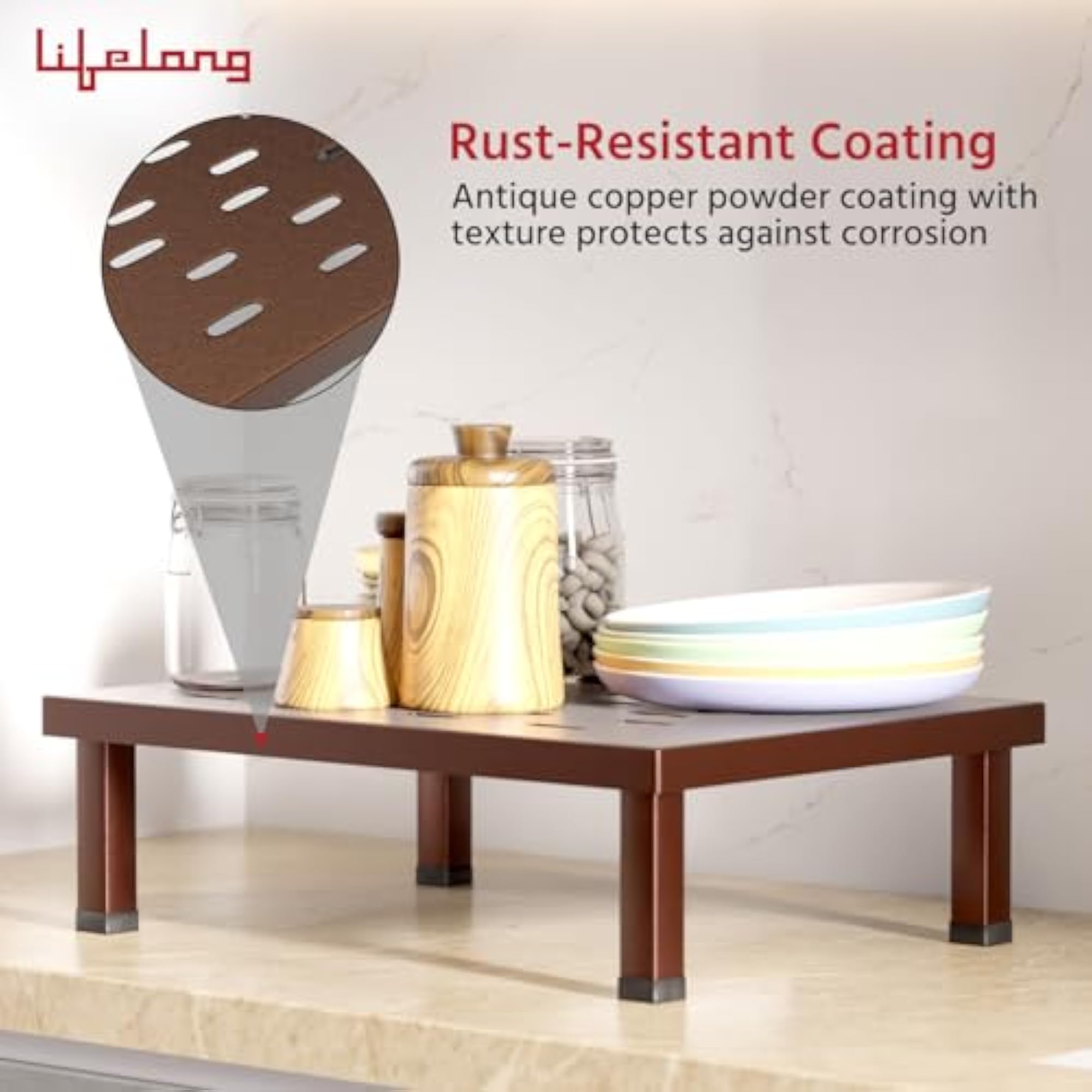 Microwave Stand, Durable Kitchen Storage Rack