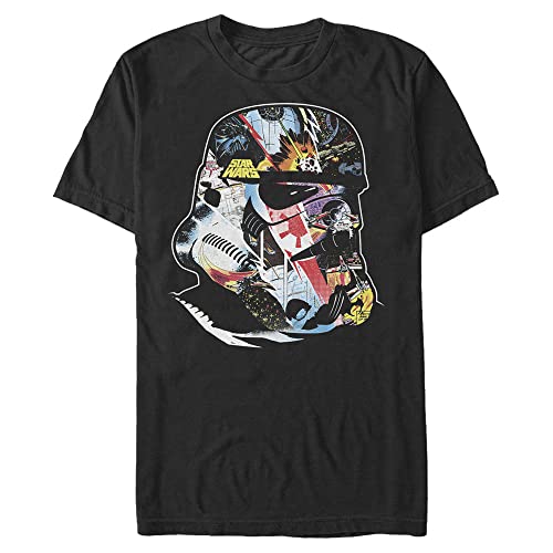 T-shirt Star Wars Death Star homme noir manches courtes col rond coupe ample taille L