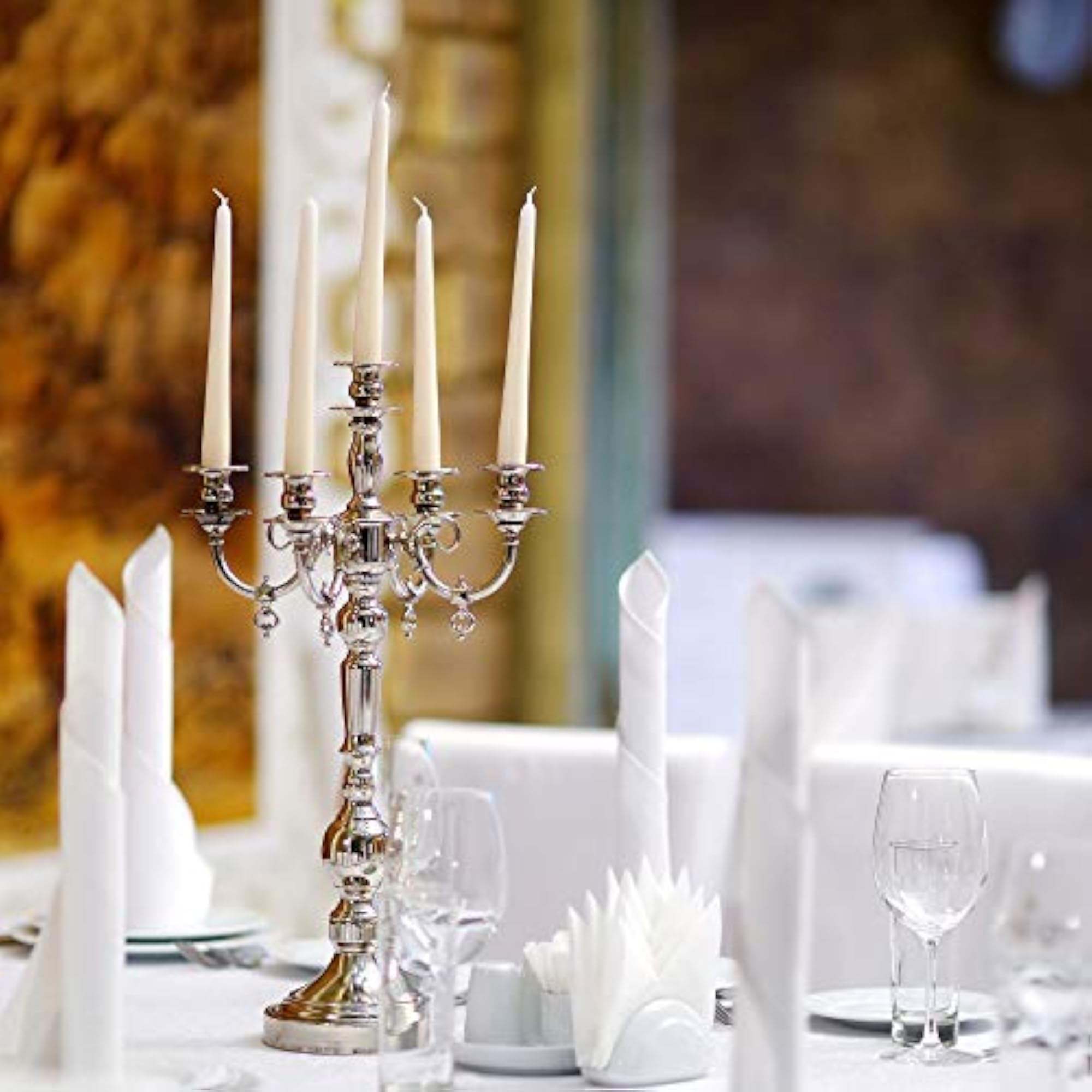SPAAS Ivory Taper Candles - 14 Pack