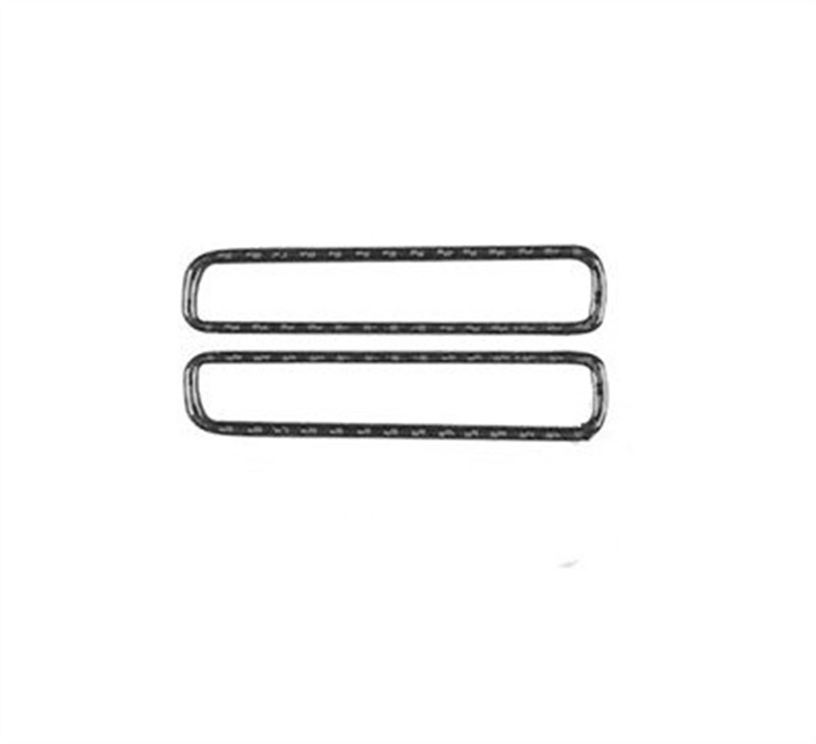 Piwine Black Carbon Fiber Car Interior Accessories Window Defogging Vent Trim Sticker For Passat 2006 2007 2008 2009 2010 2011