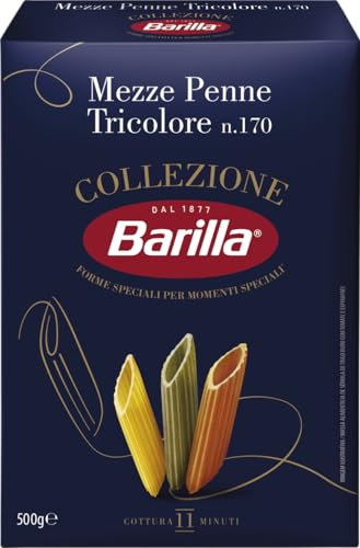 Barilla Collezione Mezze Penne Tricolore, 500 g