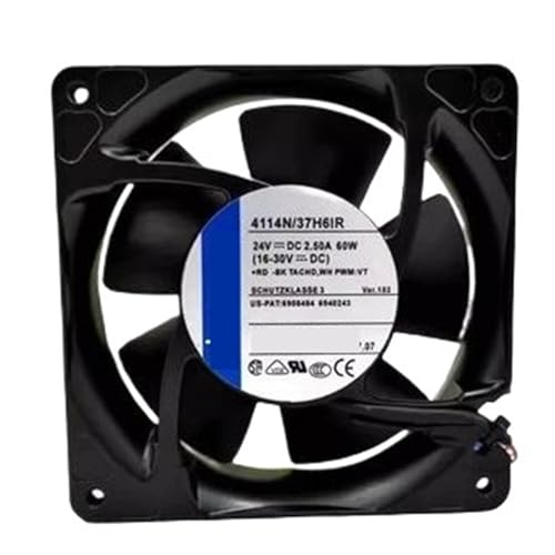 Ventilateur de refroidissement 4114N/37H6IR 24V 12038 pour armoire électrique