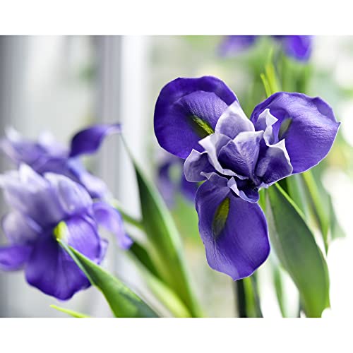 Fiveseasonstuff Iris Flower | Flowers Artificial For Decoration thumb #1