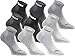 PUMA Quartersocken 18 Paar Pack Statement Edition - Damen und Herren - Black White Grey Pack - Gr. 43-46