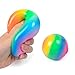 RALMALL 1 pièce Balle Anti-Stress Jouets pour Enfants et Adultes Premium Extensible Multicolore Anti-Stress Balle pressante créatif sensoriel Fidget Jouet pour lanxiété, Le TDAH et lautisme
