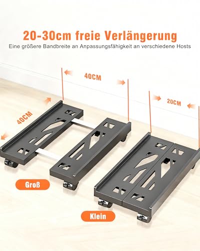 Support pour ordinateur de bureau réglable contre la poussière - 5
