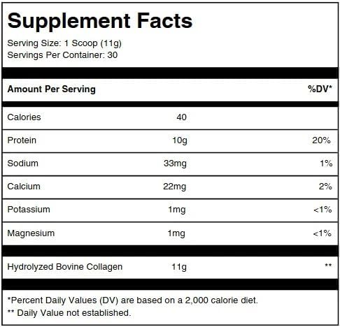 Miniatura 3 de Colágeno en polvo 0.39 oz de péptidos de colágeno hidrolizados tipo II por porción Apoya la función de las articulaciones, elasticidad de la piel
