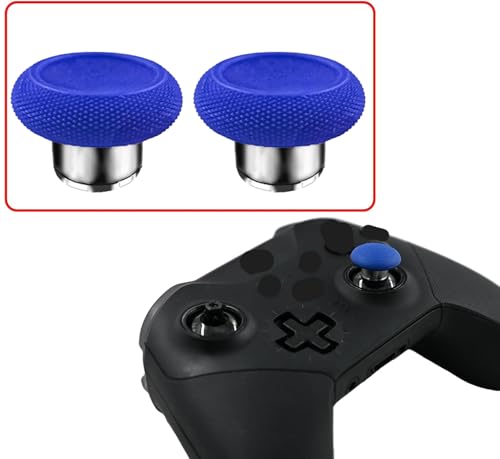 Image of 2 in 1 Short Metal Thumbsticks Replacement for Elite Series 2 Core Controllers, Replacement Thumbsticks for Xbox Elite Series 2 Controllers(Blue)
