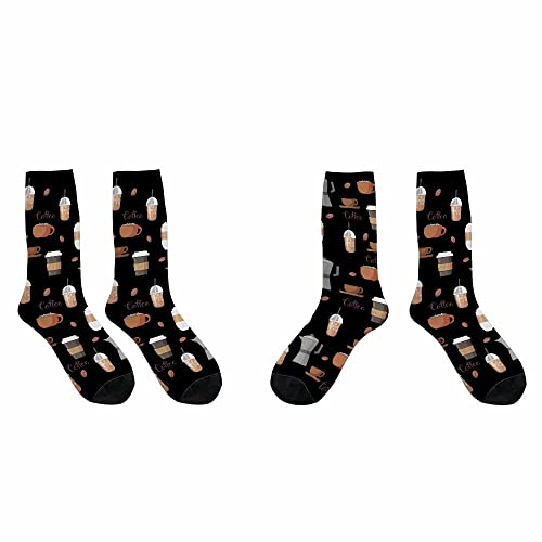 Image of Pehede Socks Mens Fun Dress Socks for Women Funny Novelty Crazy Design Socks
