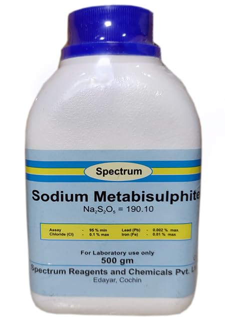 SPECTRUM SODIUM METABISULPHITE 500GMS (B0CGV2NQFC) Amazon Price History, Amazon Price Tracker