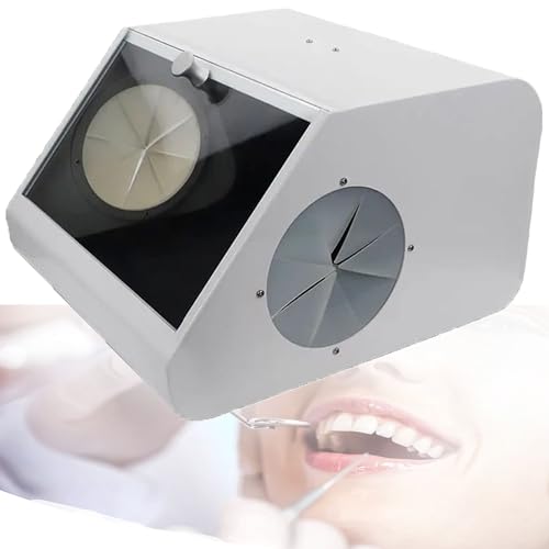 GmhXylophyte Caja De Pulido Y Rectificado De Laboratorio, Protector De Lapeado, con Doble Ventilador, Ideal para Trabajos De PrecisióN Y Control Mejorado del Polvo