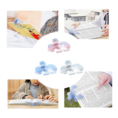 Porte-livre transparent 12 degrés support de lecture ergonomique