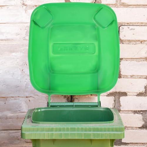 Image of Toddmomy Square Trash can Lid Replacement 15.35 Inch Outdoor Garbage Lid Cover for Public Sanitation Waste Bins