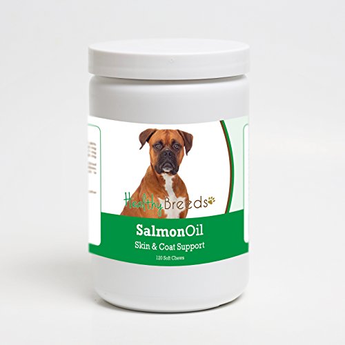 Healthy Breeds Boxer Salmon Oil Soft Chews 120 Count