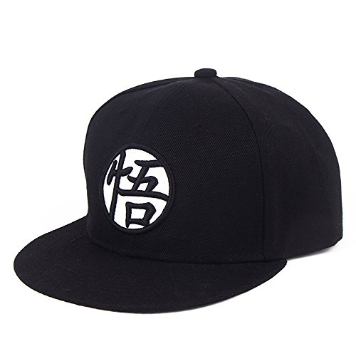 PopCrew Hat for Dragonball Dragon Ball Z DBZ Anime Fan Cosplay Costume Snapback Cap (Goku Black.)