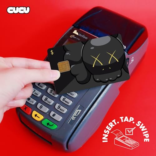 XX Black Credit Card Skin Debit Card Stickers for Key, Debit, Credit, Bank Card 4PCS Card Skin for Adults4