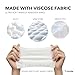 mivida Hypoallergenic Makeup Remover Wipes with Hyaluronic Acid, Alcohol Free & Fragrance Free Makeup Wipes For Sensitive skin, Plant Based Make Up Remover, Travel Friendly 25 Count
