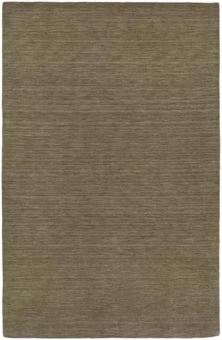 Oriental Weavers Aniston Hand-Made Wool Area Rug - 27105-10' x 13' - in Solid Oatmeal - Modern Style, Hand-Made Wool Rugs, Family, Dining, Living Room Rug