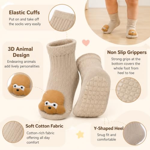 Image of SNOWIE SOFT 3 Pairs Baby Girls Stocking Polyester Cotton Mesh Stocking Knee High Breathable Summer Stockings Cartoon Baby Stockings Gift for Baby Girls 0-3 Years Old