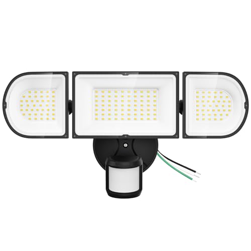 SZPOWER 150W Motion Sensor Lights Outdoor for Outside, 15000LM LED Flood Lights Outdoor Wired Dusk...