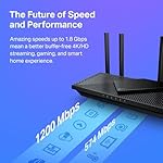 TP-Link AX1800 WiFi 6 Router V4 (Archer AX21) – Dual Band Wireless Internet, Gigabit, Easy Mesh, Works with Alexa - A Certified for Humans Device - Image 3