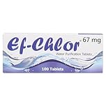 Ef-Chlor 67 mg Water Purification Tablets – Treats 20–25 litres per Tablet | Ideal for Flood Relief, Water Storage Tanks & Emergency Use | Pack of 100 Tablets