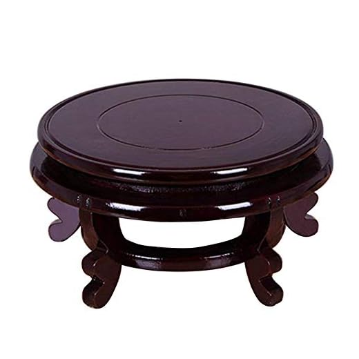 JIN Home Nishings piedestaler displaystativ porslinsstativ för inomhus blomkrukor urna fisk skål vas, 13,2 x 6,12,7 cm
