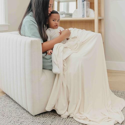 Image of Copper Pearl Jumbo 3-Layer Baby Blanket: Soft Baby Quilts for Boys and Girls | Breathable, Cozy, Toddler Blanket | Baby Quilt for Newborns | 60x72 Premium Material | Butter