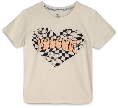 Image of Volcom Girls Shirts - Casual Crewneck Short Sleeve Graphic Tee Trendy Tops - Breathable Girls Summer Clothes