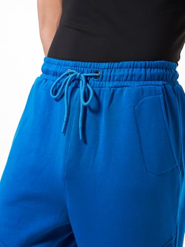 Image of Bewakoof Men's Fleece Super Loose Fit Joggers|Bewakoof Heavy Duty 1.0 | Track pants for man | Lower for man | Trouser for men | Baggy trackpants for men | Multipurpose | Mens Lower Activewear | Utility Pockets | Lightweight & Flexible Elastic Waist | Casual Joggers | Loose Fit