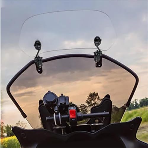 Extension de spoiler pare-brise variable universelle moto Yamaha MT09