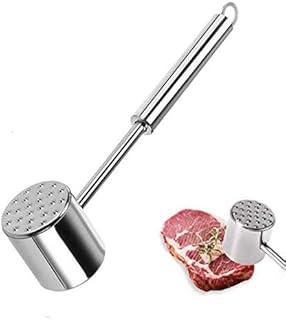 Batticarne in Acciaio Inox 304 per Manzo, Martello di Carne, Batticarne a Martello, Martello per Carne/Manzo/Filetto, Pollo, Bistecca di Maiale, 1 Pezzo