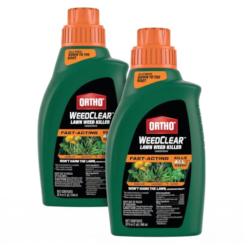 Ortho WeedClear Lawn Weed Killer Concentrate | Fast-Acting Formula | Kills to...
