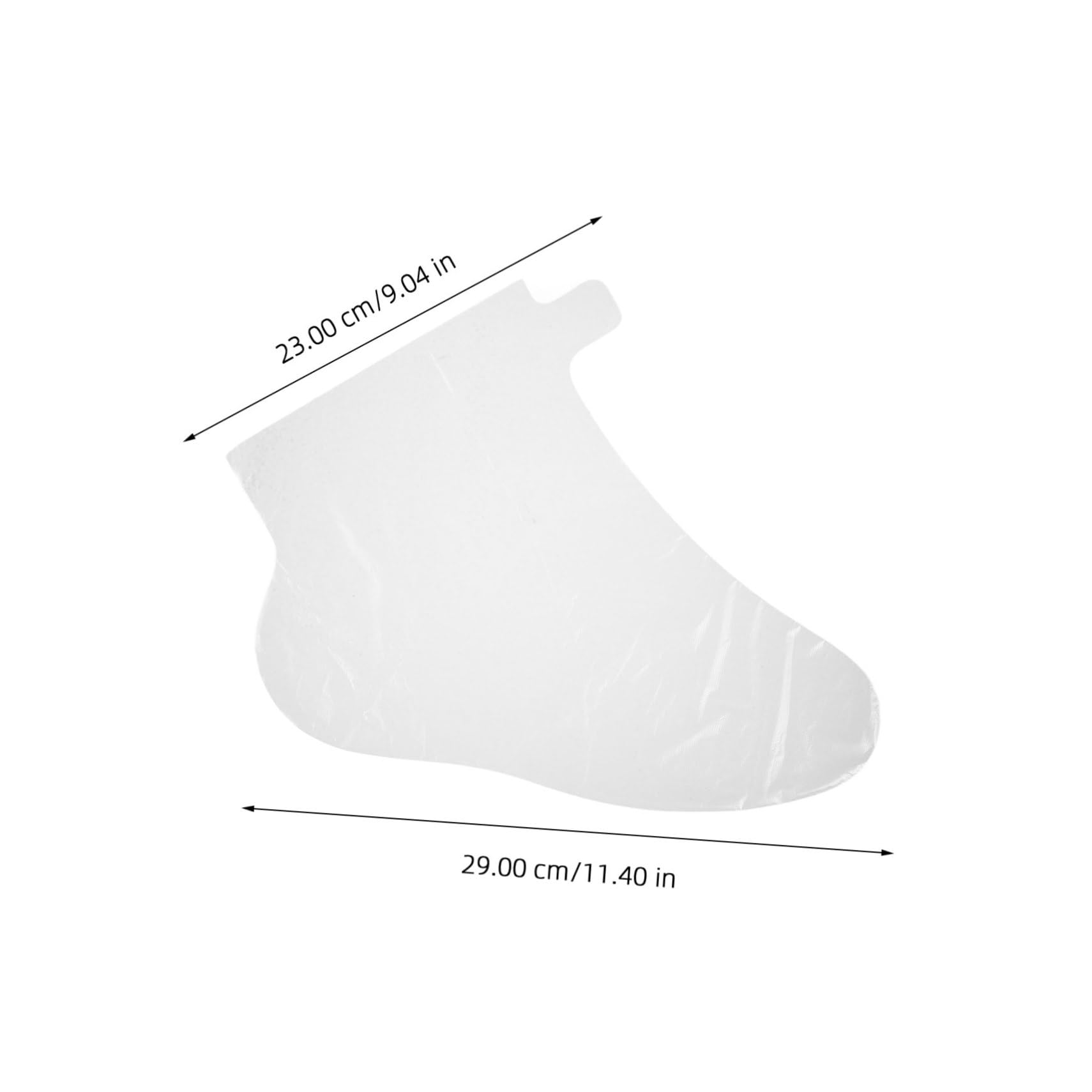 FOMIYES 100pcs Disposable Foot Socks for Moisturizing Warm Foot Mask Delicate Care