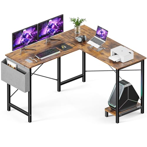 Sweetcrispy L Shaped Desk Computer Gaming Corner Table 51 Inch