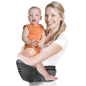 Baby Hip Carrier Doctor Recommended,Baby Waist Carrier Hip Seat All Body Types,Toddler Carrier for 7-44 Lbs, Ergonomic,Easy to Put On, Ideal for Hands-Free Parenting,Lumbar Support (Grey)