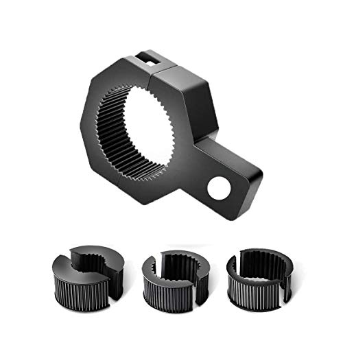 Chelhead LED Light Whip Antenna Mount Bracket for UTV ATV 1.25 1.5 1.75 2 INCH Vertical Bar Tube Clamp Roof Roll Cage Holder of Flag Lights 1 Pack