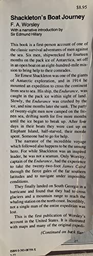 Shackleton's Boat Journey 039308759X Book Cover