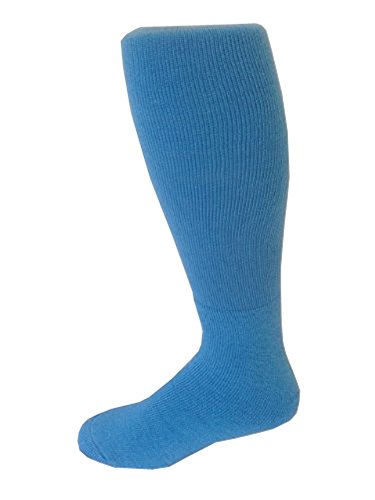 Heavyweight Columbia Blue, Adult Solid-Color Tube-sock
