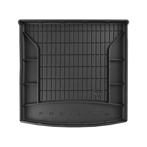 FROGUM ProLine 3D Tapis de Coffre Voiture Bac de Coffre Exclusif en Caoutchouc pour VW Tiguan Allspace 17-2024 I Organisateur Pratique | Les Bords Plus Hauts