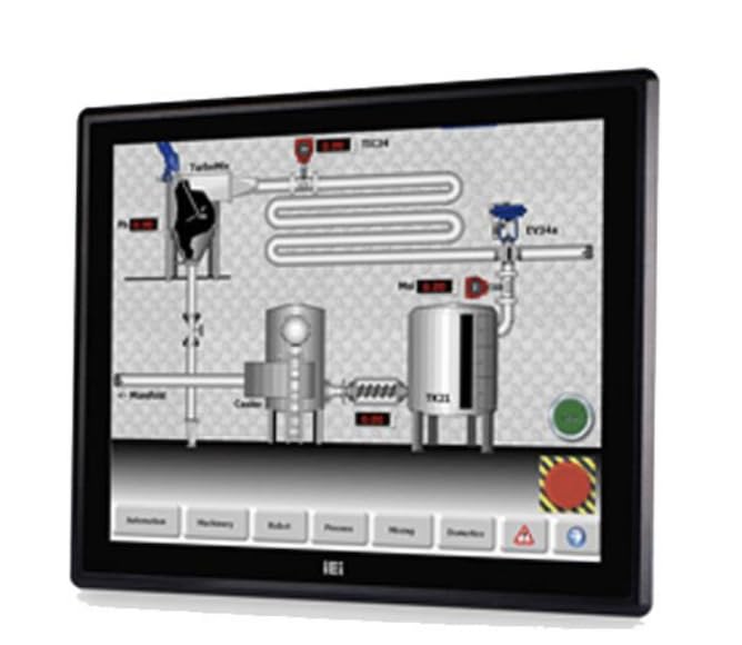 Image of DM-F17A /R-R32, Integration Corporation 17 inch 350 cd /m SXGA LCD Monitor, Aluminum die Casting Front Panel, Black Color, W /USB resistive Touch Screen