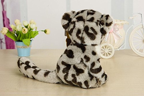 Cute rabbit 25cm Leopard Plush Toy Stuffed Animal Toy Plush Animal Doll (): Snow Leopard
