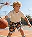 Cozople Boys Athletic Shorts Fashion Basketball Shorts with Side Pockets Size 8 Breathable Mesh Shorts for Running