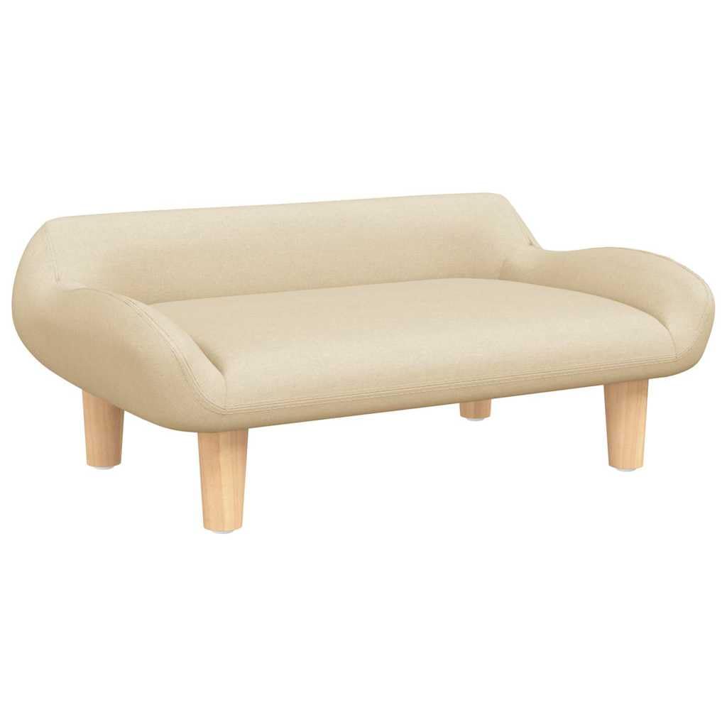 Genérico Cama para Perros de Tela Crema 70x40x24 cm,Producto para Mascotas y Animales,Productos para Mascotas,Productos para Perros,Camas para perros-171945