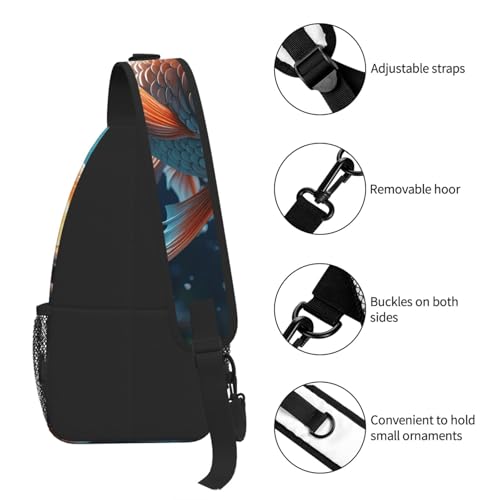 Mochila tipo bandolera pequeña para mujer y hombre miniatura 5