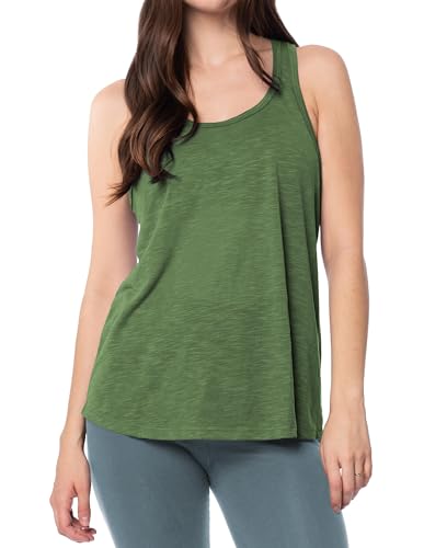 Women's 5 Pack Everyday Flowy Burnout Racer Back Active Workout Tank Tops2