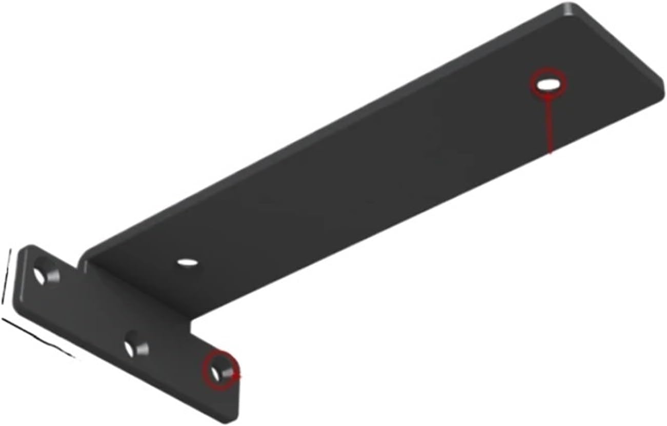 Floating Shelf Brackets 4PCS Black Heavy Duty Conceal Floating Wall Bench Table Shelf Bracket Support for Kitchen Living Room(10cm Black)