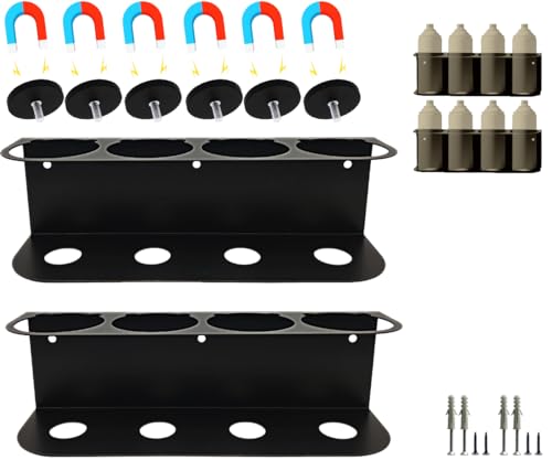 TollTool Magnet Dosenhalter für Sprühflaschen - WerkstattSprühflaschenhalter Spraydosenhalter Werkstatt Halterung für Spraydosen sprühdosen Regal, Spray Bottle Storage Rack (2 Stück Magnet)