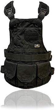 Atlas 46 JourneyMESH Chest Rig with Cargo Pockets - Black
